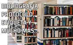 Icono bibliografía protocolo y etiqueta Biblioteca