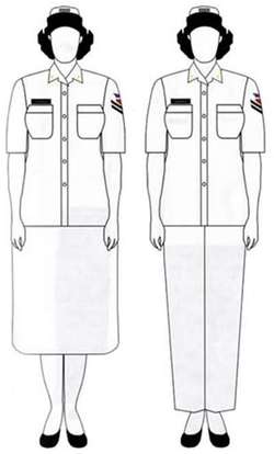 Uniforme alistado G-A y G-B. Uniforme alistado G-A y G-B.