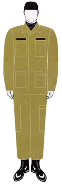 Uniforme Alistado Chamaco caqui. Uniforme Alistado. Chamaco caqui.