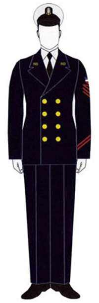 Uniforme alistado SM-1. Uniforme alistado SM-1.