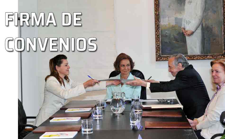 Firma de convenios simples. Renovación de los convenios de las Fundación de ayuda contra la drogadicción