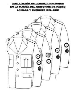 Condecoraciones manga. Armada y Aire. Condecoraciones manga. Armada y Aire.