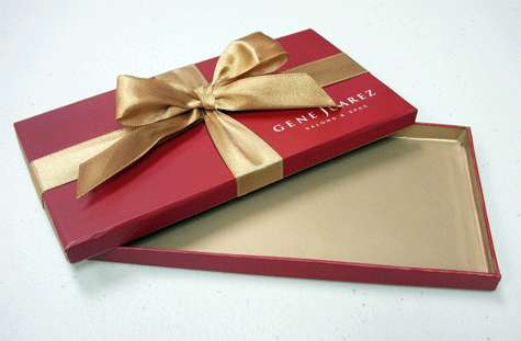 Caja Regalo. Caja de regalo con lazo.