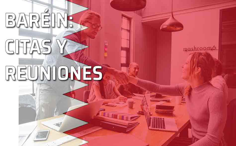 Baréin reuniones y citas. Encuentro en una oficina