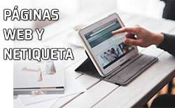 Icono web y netiqueta El servicio web: navegar por internet