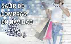 Icono compras en Navidad Hacer shopping en Navidad
