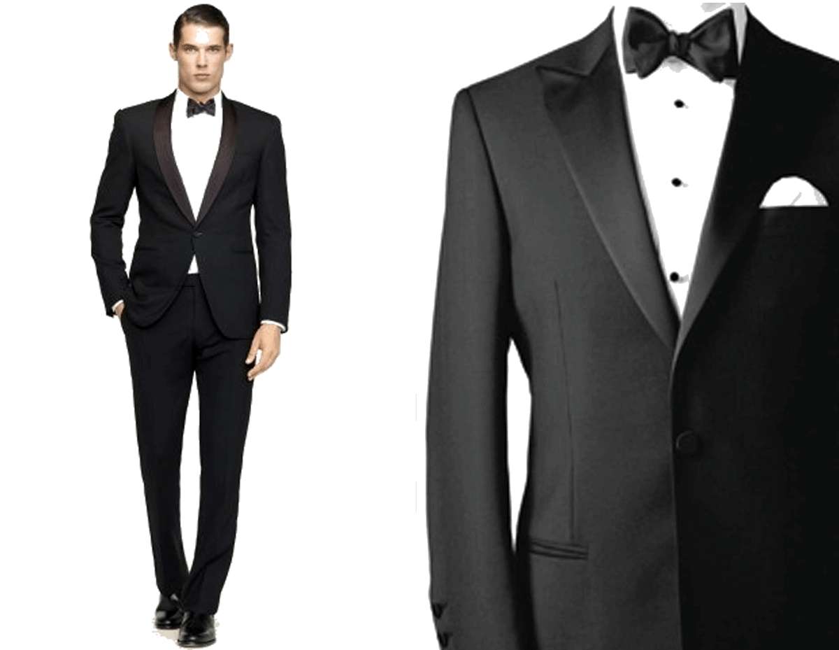 Smonking suit. Hombre de smoking - esmoquin.