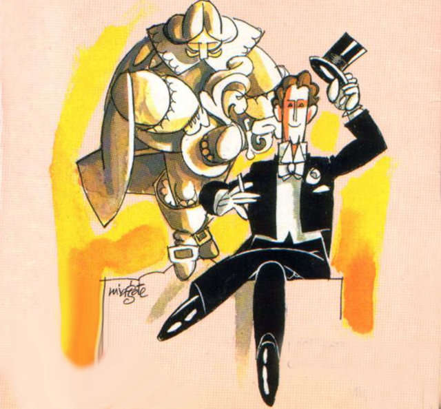Ilustración. Ilustración portada libro Tratado de las Buenas Maneras.