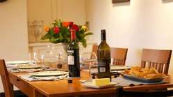 La mesa. Mesa preparada.