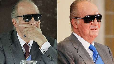 Don Juan Carlos I. Gafas de sol de Don Juan Carlos I.