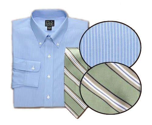 Combinar rayas. Combinaciones de rayas camisa y corbata