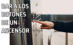 Icono llamar al ascensor Los botones del ascensor. ¿Darle a todos?
