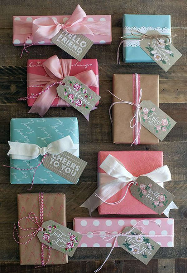 Regalos. Cajitas con regalos