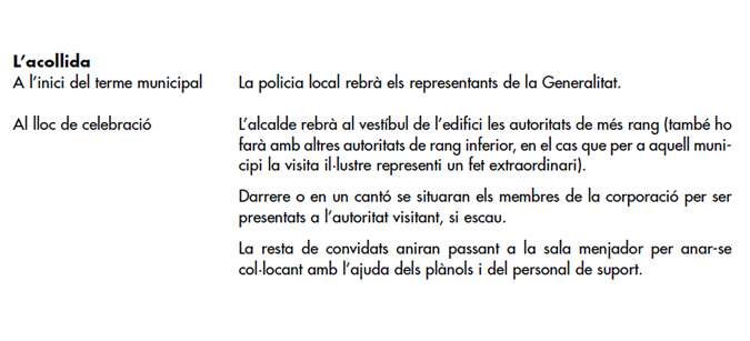 Esquema. Acollida.