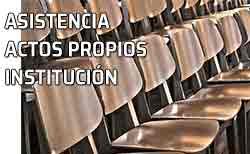 Icono presencia actos propios Sillas auditorio