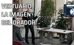 Icono la imagen del orador La apariencia apropiada para un orador. La importancia de dar una buena imagen