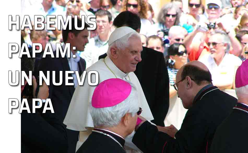 Habemus Papam. El papa Benedicto XVI