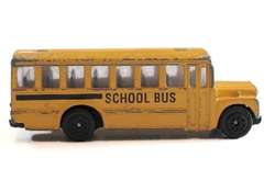 Autobús escuela Buenos modales en el autobús de la escuela